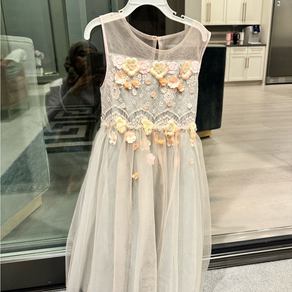 Monsoon girl formal  tulle  dress size 9 - Picture 2 of 5